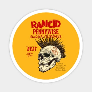 Rancid skull Magnet